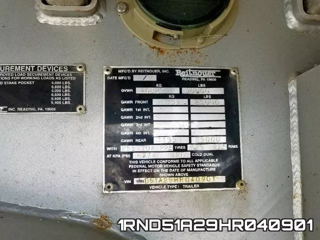 1RND51A29HR040901 фото 2