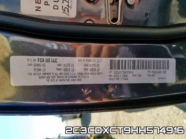 2C3CDXCT9HH574916 фото 2