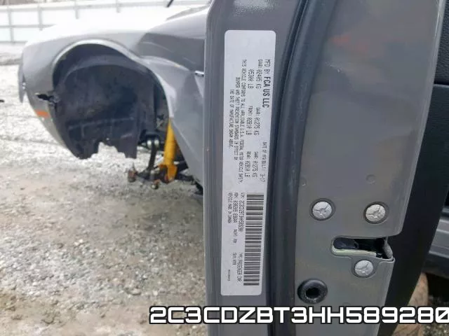 2C3CDZBT3HH589280 фото 2