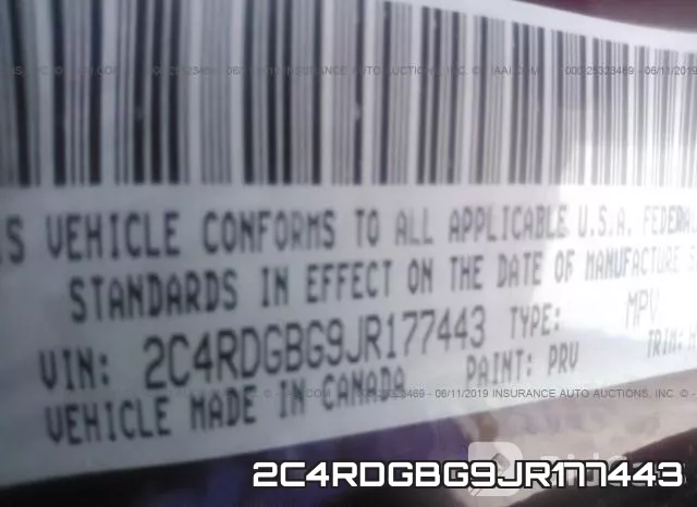 2C4RDGBG9JR177443 фото 10