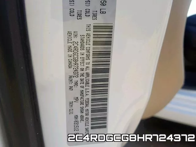 2C4RDGCG8HR724372 фото 2