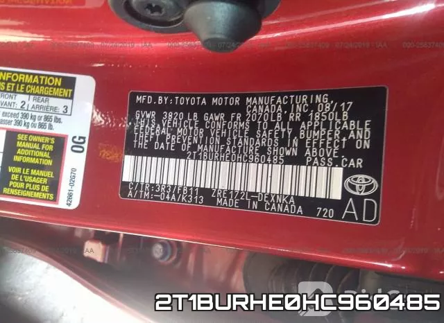 2T1BURHE0HC960485 фото 10