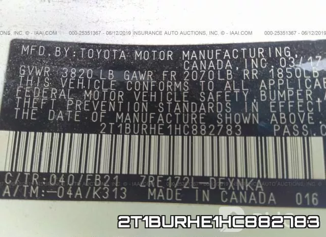 2T1BURHE1HC882783 фото 10