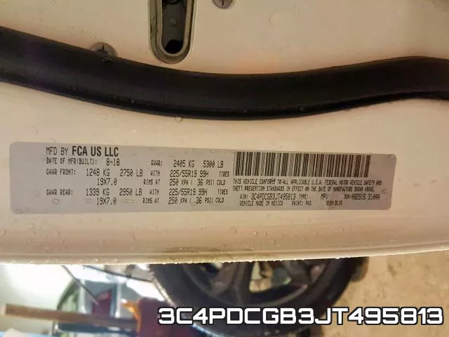 3C4PDCGB3JT495813 фото 2