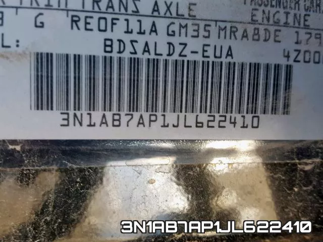 3N1AB7AP1JL622410 фото 2