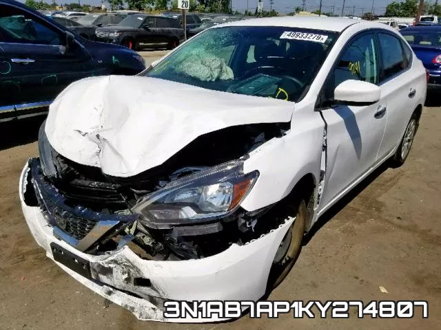 3N1AB7AP1KY274807 фото 3