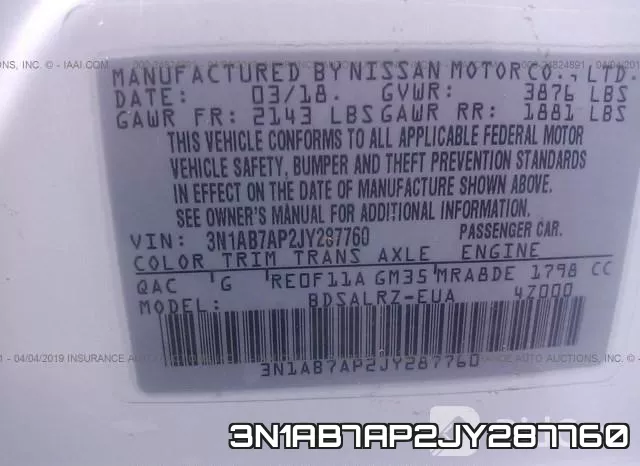 3N1AB7AP2JY287760 фото 10