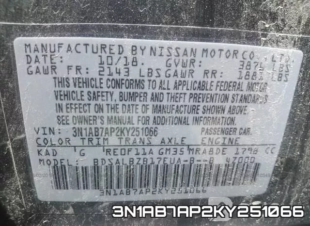 3N1AB7AP2KY251066 фото 10