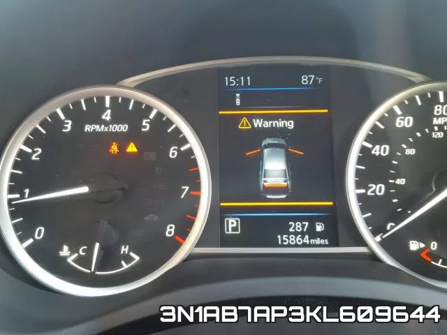 3N1AB7AP3KL609644 фото 9