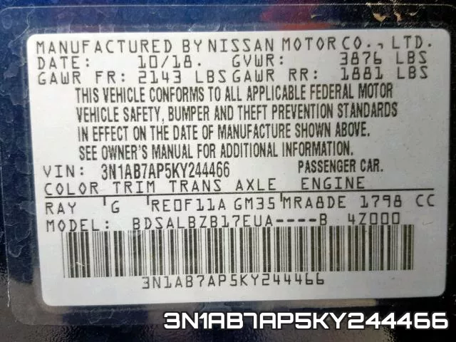 3N1AB7AP5KY244466 фото 2
