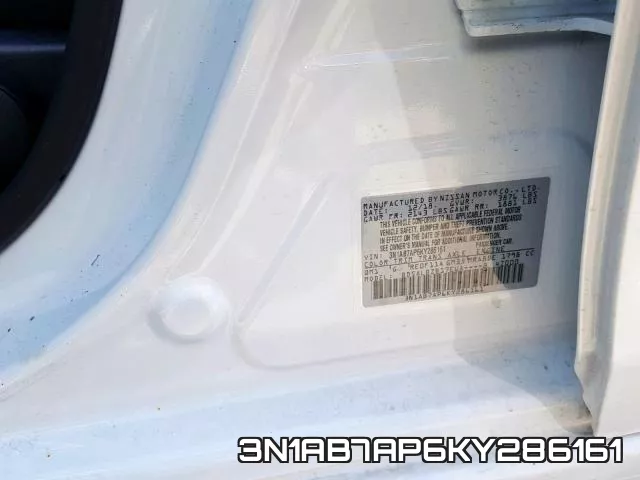 3N1AB7AP6KY286161 фото 2