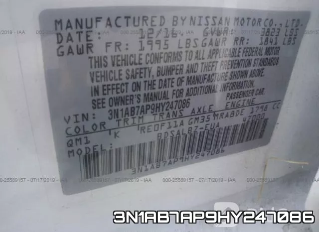 3N1AB7AP9HY247086 фото 10