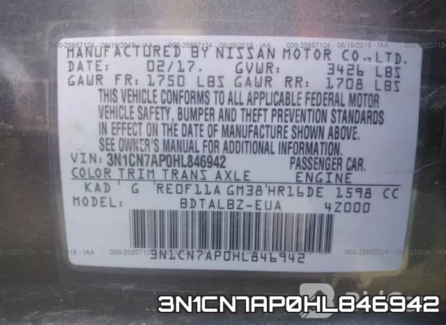 3N1CN7AP0HL846942 фото 10