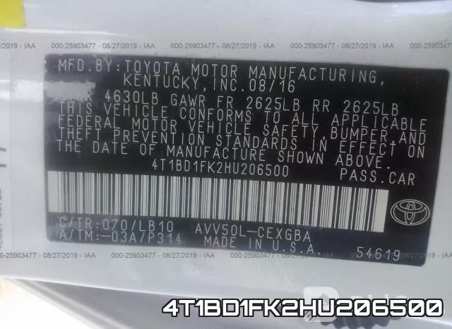 4T1BD1FK2HU206500 фото 10