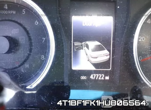 4T1BF1FK1HU806564 фото 8