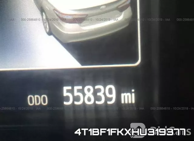 4T1BF1FKXHU319377 фото 8