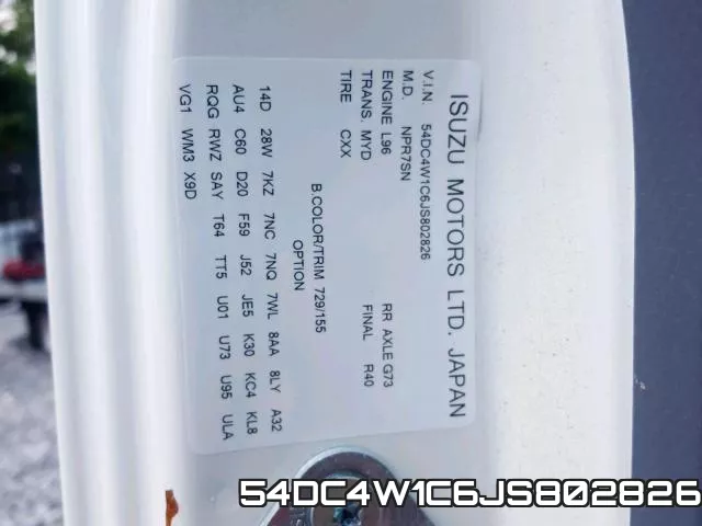54DC4W1C6JS802826 фото 2