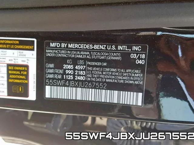 55SWF4JBXJU267552 фото 2