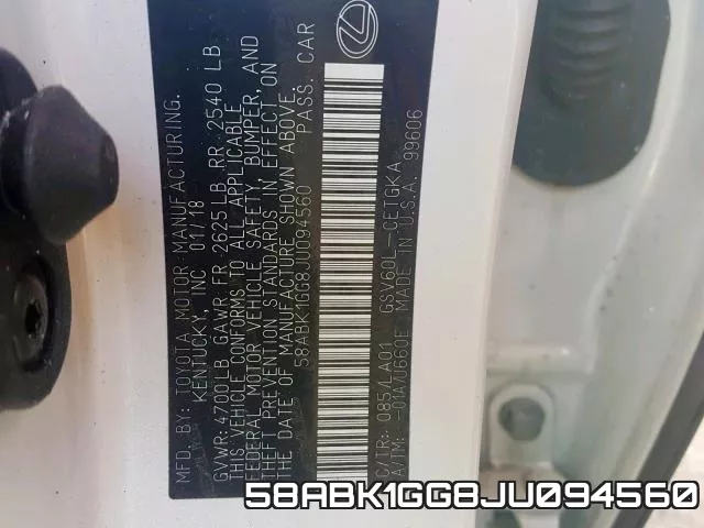 58ABK1GG8JU094560 фото 2
