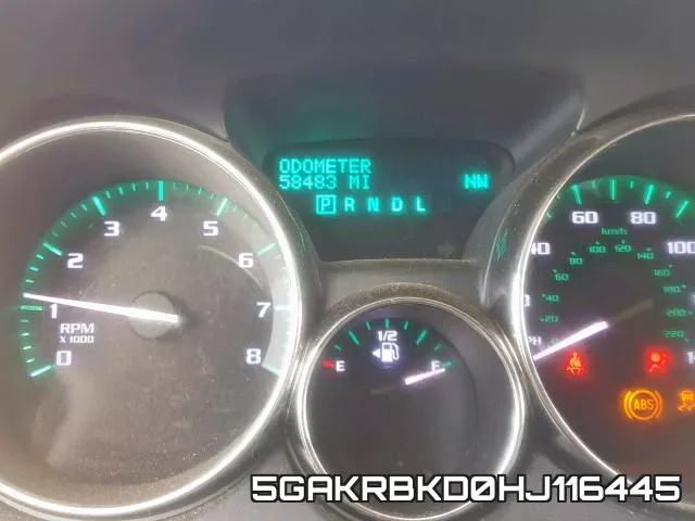 5GAKRBKD0HJ116445 фото 9