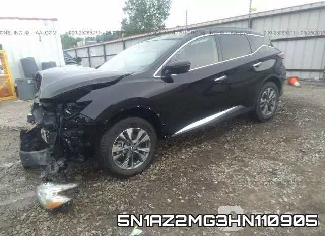 5N1AZ2MG3HN110905 фото 3