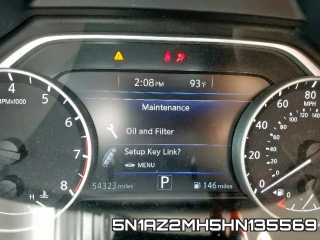 5N1AZ2MH5HN135569 фото 9