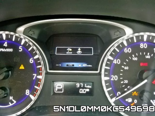 5N1DL0MM0KC549698 фото 9