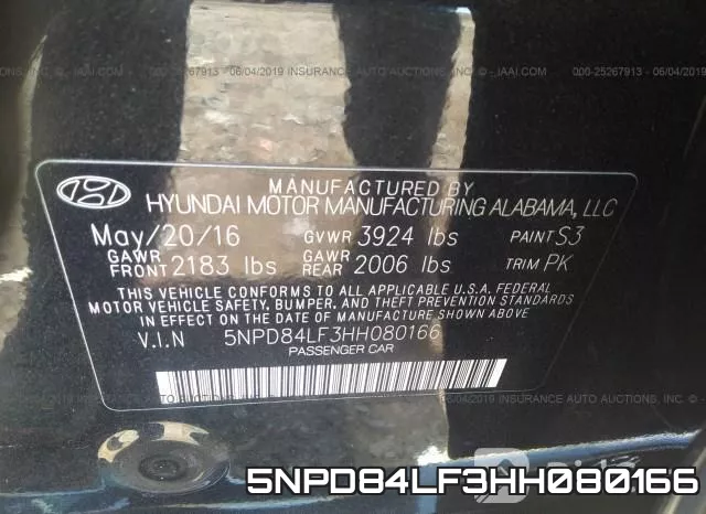 5NPD84LF3HH080166 фото 10