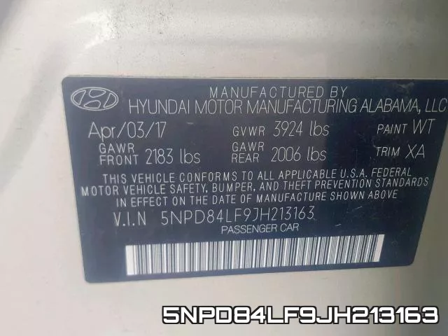 5NPD84LF9JH213163 фото 2