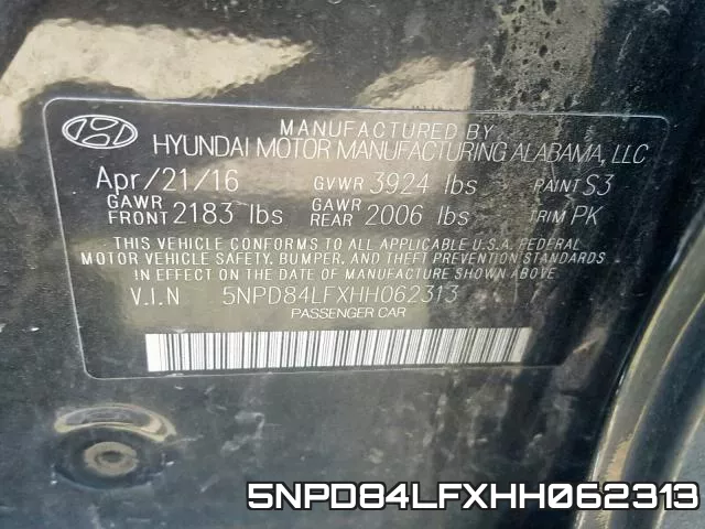 5NPD84LFXHH062313 фото 2