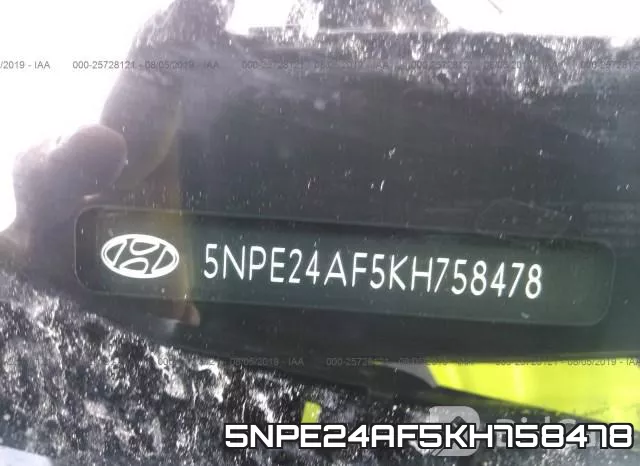 5NPE24AF5KH758478 фото 10