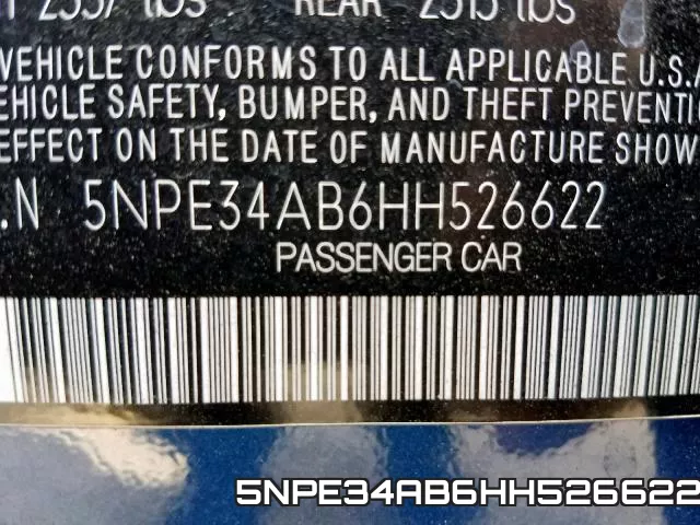 5NPE34AB6HH526622 фото 2