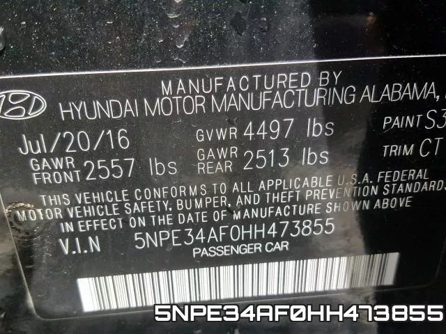 5NPE34AF0HH473855 фото 2