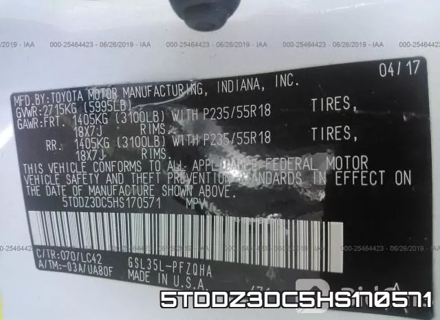 5TDDZ3DC5HS170571 фото 10