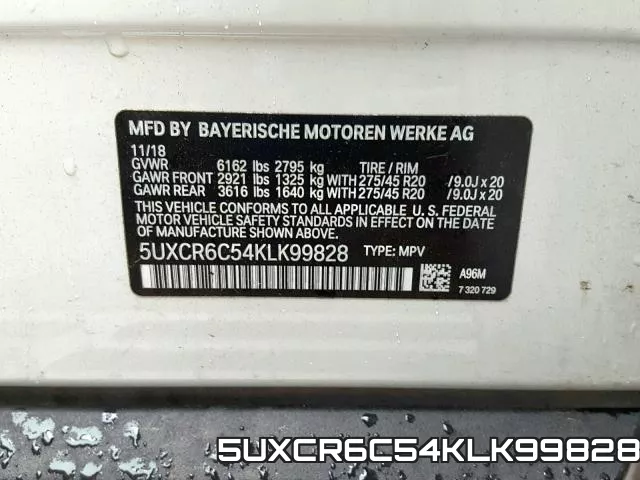 5UXCR6C54KLK99828 фото 2