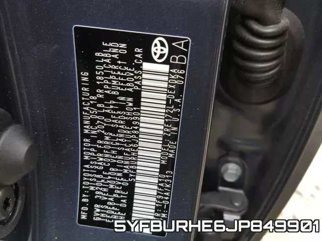 5YFBURHE6JP849901 фото 2