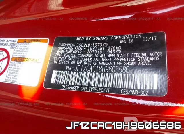 JF1ZCAC18H9606586 фото 10