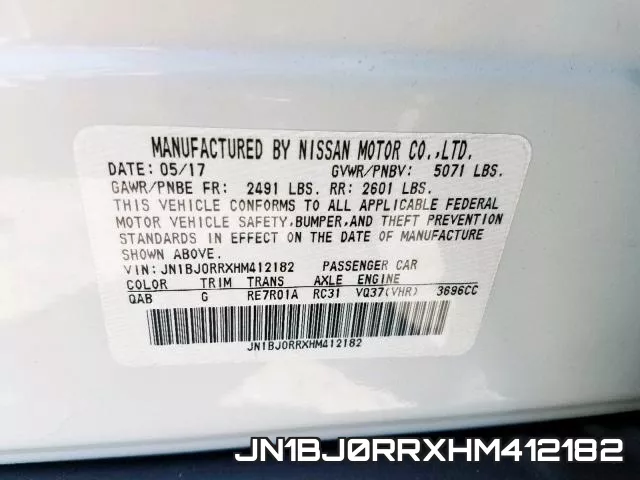 JN1BJ0RRXHM412182 фото 2
