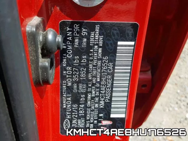 KMHCT4AE8HU176526 фото 2