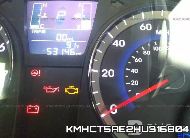 KMHCT5AE2HU316804 фото 8
