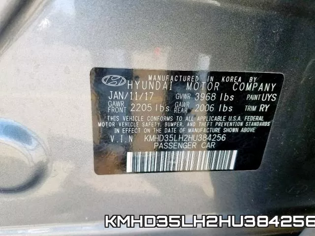 KMHD35LH2HU384256 фото 2