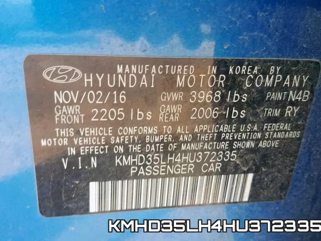 KMHD35LH4HU372335 фото 2