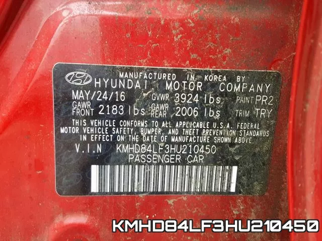 KMHD84LF3HU210450 фото 2