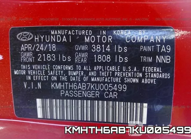 KMHTH6AB7KU005499 фото 10