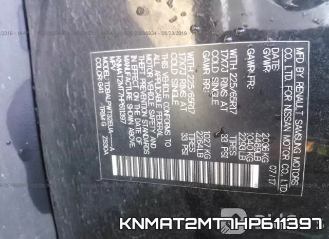 KNMAT2MT7HP611397 фото 10