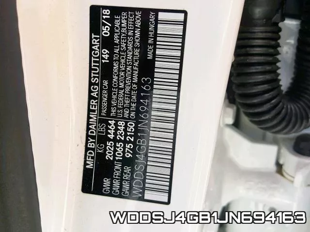 WDDSJ4GB1JN694163 фото 2