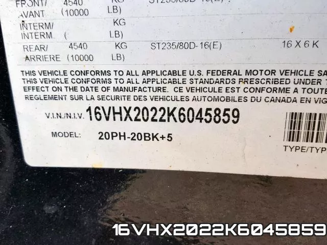 16VHX2022K6045859 фото 2