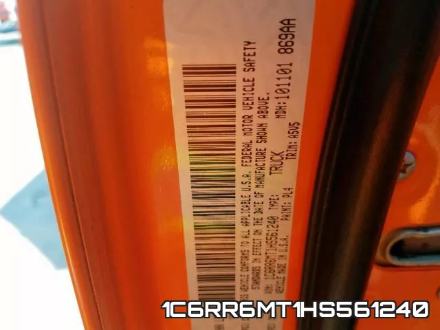 1C6RR6MT1HS561240 фото 2