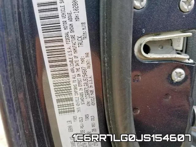 1C6RR7LG0JS154607 фото 2