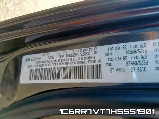 1C6RR7VT7HS551901 фото 2
